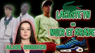 ALICE CORDIER FACE A HANOUNA DÉRAPAGE COMPLET LACOSTE TNARABE ET NOIR❌️LARCOM COMPLICE [upl. by Comyns]