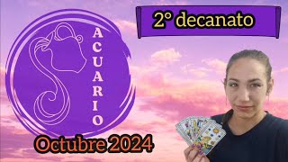 ACUARIO♒️OCTUBRE 2024🐣2°DECANATO31 enero al 9 febreroacuariohoroscopomensualdecanatoszodiaco [upl. by Lenad]