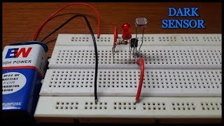 How To Make A Dark Sensor On A Breadboard HD [upl. by Marchal]