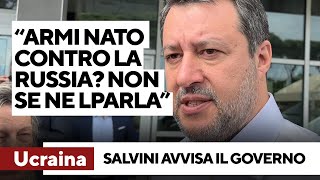 Salvini quotContrari a inviare militari in Ucraina No allanticamera della terza guerra mondialequot [upl. by Papp]