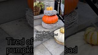 Tired of your pumpkins going bad too soon on your fall porch tips tipsandtricks [upl. by Canon]