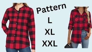 The pattern of a womens dress model with the simplest methodDo you want cutting and sewing too [upl. by Yaffit]