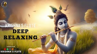 Krishna Flute  Deep Relaxing Music  Sleep Music  Meditation Music Study Calming Music [upl. by Peatroy]