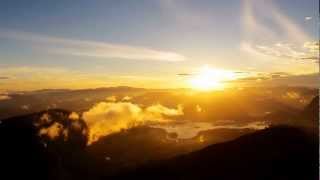 Beautiful Sunrise Time Lapse  Adams Peak  Sri Lanka  Shot with the GoPro HD Hero 2 [upl. by Ennairrek]