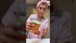 Baking soda is a skin care mistake shorts dermatologist DrDrayzday [upl. by Seroled257]