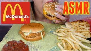 ASMR McDonalds Whispering  Eating Show  EatWithJas91 [upl. by Elrem]