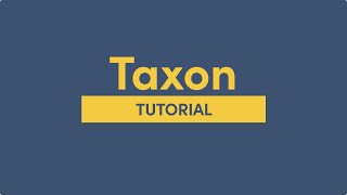 Taxon for After Effects Tutorial [upl. by Naehgem824]