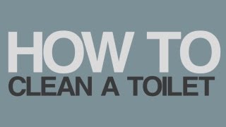 HOW TO CLEAN A TOILET [upl. by Luoar]