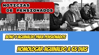 bono de fin de año y aguinaldo de 65 días noticias pension issste imss pensionbienestar [upl. by Macy501]