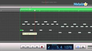 GarageBand Tutorial  Editing MIDI [upl. by Anaiv]