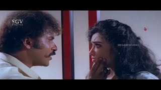 Ravichandran Stops Wife Aborting Baby Best Scene  Meena  Putnanja Kannada Movie [upl. by Ultima]