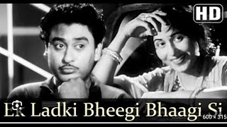 Ek ladki bheegi bhaagi si  Chali ka naam gaadi  Kishore kumar  Madhubala [upl. by Eiboh93]