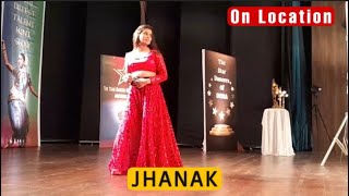 Jhanak On Location Muskan Huyi Competition Se Bahar [upl. by Kylen]