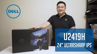 Dell Ultrasharp 24quot IPS Monitor  U2419H  Unboxing amp Walkthrough [upl. by Fiona]