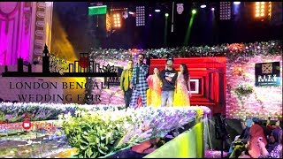 Redz amp Ash performing Shundori Furi Goh live  London Bengali Wedding Fair 2018 [upl. by Einnol]