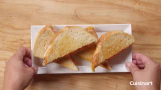 Cuisinart® Recipe  Two Cheese amp Tomato Grilled Cheese [upl. by Gnut]