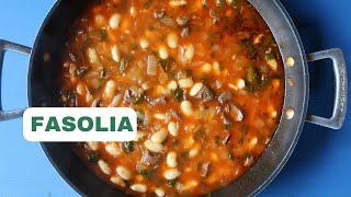 Lebanese Fasolia Recipe  White Bean Stew with Meat [upl. by Lewanna]