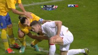 Sweden vs England 42 Official Goals and Highlights  FATV 141112 [upl. by Bailie140]