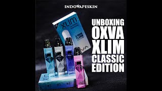 UNBOXING OXVA XLIM CLASSIC EDITION LEGEND IS BACK  MODIFIED GARSKIN BY INDOVAPESKIN [upl. by Heady]