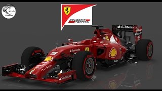 F1 2015 Fictional Ferrari Sebastian Vettel Race at Bahrain [upl. by Ennayrb]