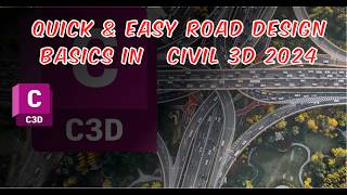 Civil 3D 2024 Road Design Tutorial Complete Guide [upl. by Housen]