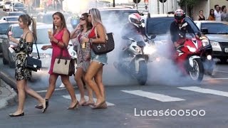 Motos esportivas acelerando em Curitiba  Parte 51 [upl. by Atilek725]