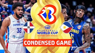 Dominican Republic 🇩🇴 vs Philippines 🇵🇭  Full Game Highlights  FIBA Basketball World Cup 2023 [upl. by Notyrb]