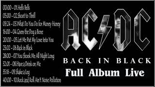 ACDC  Back In Black Full Album 1980 [upl. by Standing]