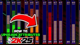 NBA 2K25  How To Upgrade Attributes In MyCareer XSXPS5 [upl. by Napier4]