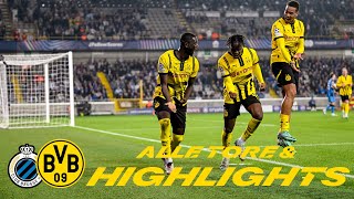 Match Highlights  Club Brugge  Dortmund 03  UEFA Champions League [upl. by Inalel]