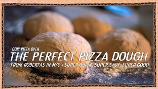 The best easiest pizza dough recipe from Robertas in NYC NY Times Cooking review PIZZA WEEK 2021 [upl. by Tilney]