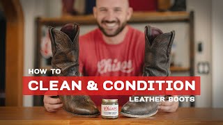 How to Clean amp Condition Leather Cowboy Boots A Guide [upl. by Geithner241]