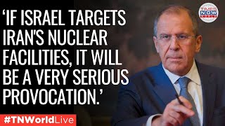 Russia News Live Russia Issues Biggest Warning To Israel Lavrov Tears Into West Support to Israel [upl. by Theo584]