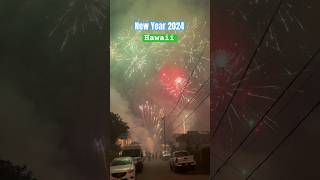 Only in Oahu Hawaii New Year 2024 is a blast literally newyearinhawaii hawaii [upl. by Eendys]