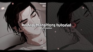 alight motion 5 badass style transitions tutorial ♪ 53 [upl. by Anahsek174]