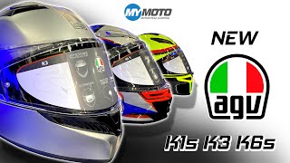 New AGV 2023 K1s K3 K6s helmets [upl. by Fiedler660]