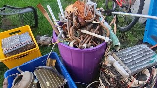 HUGE non ferrous scrap sort out and scrap yard run copper brass ect BIG PAY DAY [upl. by Maroj]