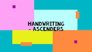 Handwriting  lets learn about ascenders [upl. by Malcolm512]