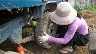 TIMELAPSE VIDEO REPAIR RESTORATION DAMAGED CAR MECHANIC REPAIR RESTORATION  Blacksmith Girl [upl. by Magel]