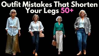 Want your legs to appear Longer Avoid these 5 outfits For women over 50 [upl. by Etteniuqna]