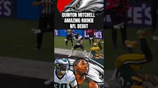 Quinyon Mitchell ROOKIE NFL Debut quotSHOCKSquot Green Bay Packers [upl. by Col]