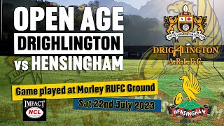 Drig vs Hensingham  Sat 22nd July 2023 [upl. by Fredkin]