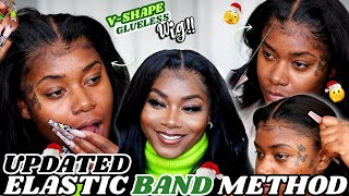 UPDATED 2023 🎉 ELASTIC BAND METHOD ✨VShape Method For Beginners✨Laurasia Andrea Fairyycember [upl. by Swen736]