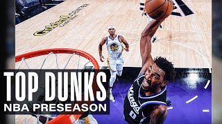 Top Dunks from the 2023 NBA Preseason [upl. by Akimik]