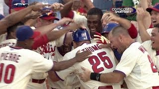 TBPHI Phils walk off on Thomes historic homer [upl. by Sophy229]