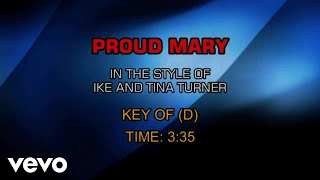 Tina Turner w Ike  Proud Mary Karaoke [upl. by Madigan]