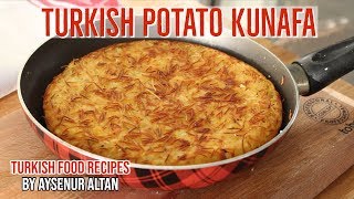 Turkish Style Hash Brown  Savory Potato Kunafa For Breakfast [upl. by Chinua]