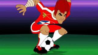 Supa Strikas  Twisting Tigers Tornado move  Kids Cartoon [upl. by Myna]