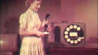 1954 How to dial your phone by Bell System [upl. by Aissila]