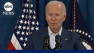 LIVE Pres Biden delivers statement following possible assassination attempt on Donald Trump [upl. by Cupo]